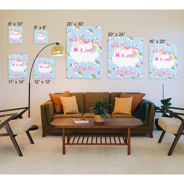 Rainbows and Unicorns Canvas Prints - Multiple Sizes