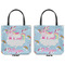 Rainbows and Unicorns Canvas Tote - Front and Back