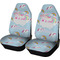 Rainbows and Unicorns Car Seat Covers (Set of Two) w/ Name or Text