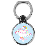 Rainbows and Unicorns Cell Phone Ring Stand & Holder (Personalized)
