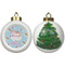 Rainbows and Unicorns Ceramic Christmas Ornament - X-Mas Tree (APPROVAL)