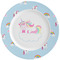 Rainbows and Unicorns Ceramic Plate w/Rim
