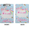 Rainbows and Unicorns Clipboard (Letter) (Front + Back)