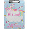 Rainbows and Unicorns Clipboard (Letter)