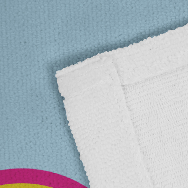 Rainbows and Unicorns Close up of Fabric