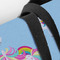 Rainbows and Unicorns Closeup of Tote w/Black Handles
