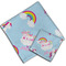 Rainbows and Unicorns Cloth Napkins - Personalized Lunch & Dinner (PARENT MAIN)