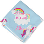 Rainbows and Unicorns Cloth Napkin w/ Name or Text