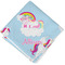 Rainbows and Unicorns Cloth Cocktail Napkin - Single w/ Name or Text