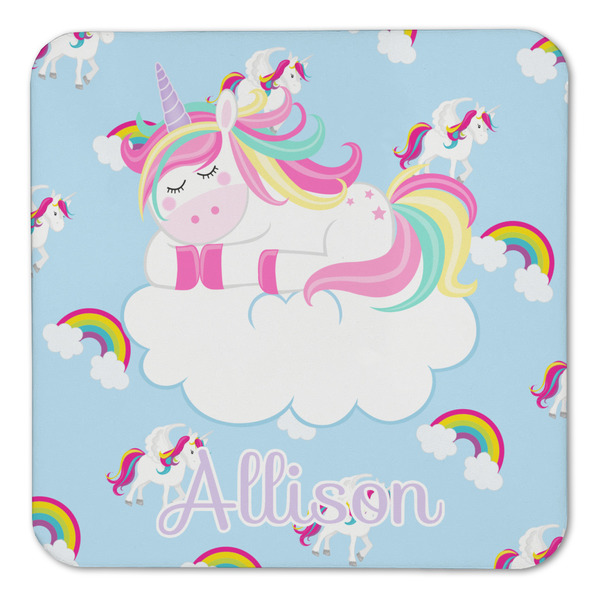 Rainbows and Unicorns Coaster Set - FRONT (one)