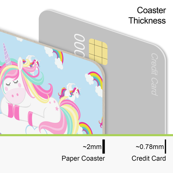 Rainbows and Unicorns Coaster Thickness