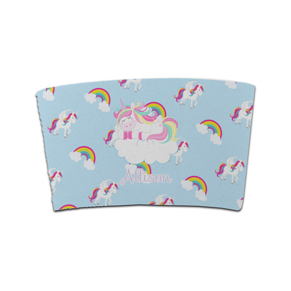 Custom Rainbows and Unicorns Coffee Cup Sleeve (Personalized)