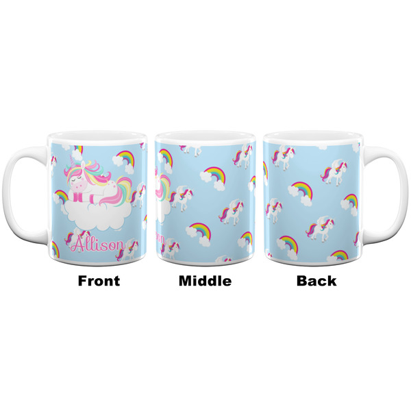 Rainbows and Unicorns Coffee Mug - 11 oz - White APPROVAL