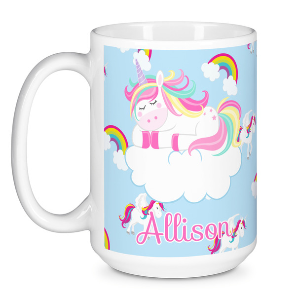 Rainbows and Unicorns Coffee Mug - 15 oz - White