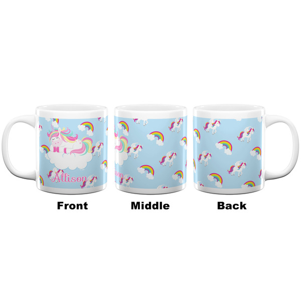 Rainbows and Unicorns Coffee Mug - 20 oz - White APPROVAL