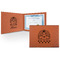 Rainbows and Unicorns Cognac Leatherette Diploma / Certificate Holders - Front and Inside - Main