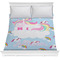 Rainbows and Unicorns Comforter - Full / Queen w/ Name or Text