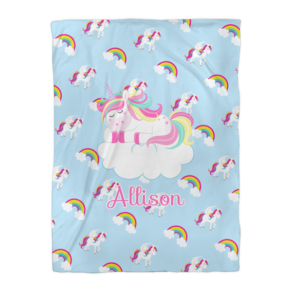 Rainbows and Unicorns Comforter - Twin XL - Front