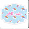 Rainbows and Unicorns Custom Shape Iron On Patches - L - APPROVAL