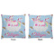 Rainbows and Unicorns Decorative Pillow Case - Approval