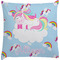 Rainbows and Unicorns Decorative Pillow Case (Personalized)