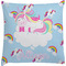 Rainbows and Unicorns Decorative Pillow Case w/ Name or Text