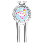 Rainbows and Unicorns Golf Divot Tool & Ball Marker (Personalized)