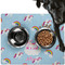 Rainbows and Unicorns Dog Food Mat - Large w/ Name or Text