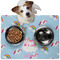 Rainbows and Unicorns Dog Food Mat - Medium w/ Name or Text