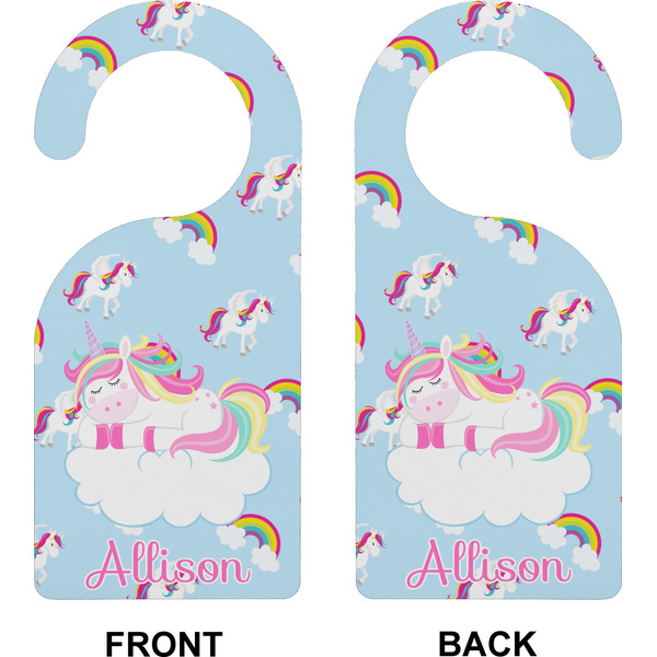 Rainbows and Unicorns Door Hanger (Approval)