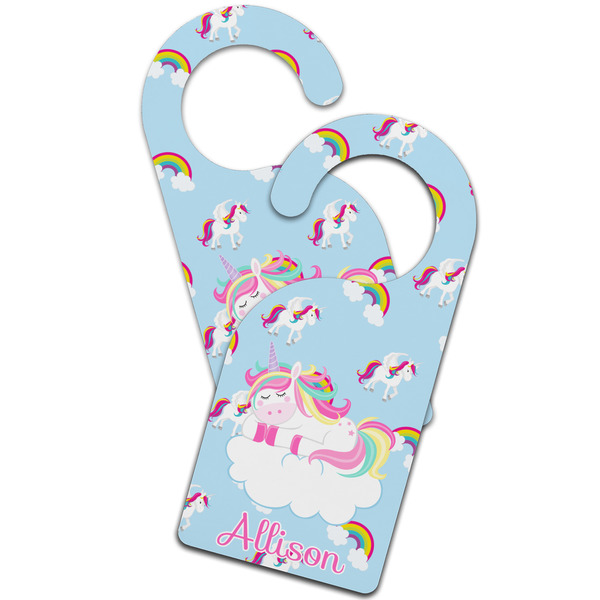 Rainbows and Unicorns Door Hanger - MAIN