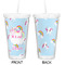 Rainbows and Unicorns Double Wall Tumbler with Straw - Approval