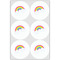 Rainbows and Unicorns Drink Topper - Large - Set of 6