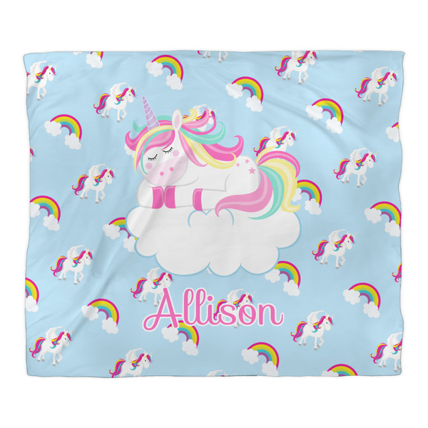 Rainbows and Unicorns Duvet Cover - King - Front