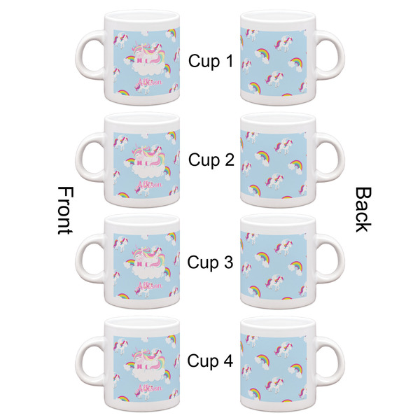 Rainbows and Unicorns Espresso Cup Set of 4 - Apvl