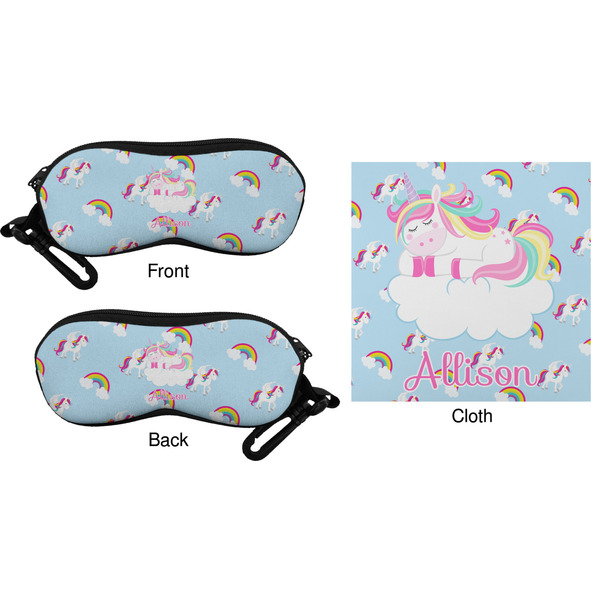 Rainbows and Unicorns Eyeglass Case & Cloth (Approval)