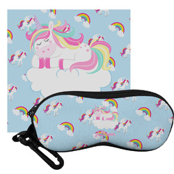 Rainbows and Unicorns Eyeglass Case & Cloth w/ Name or Text