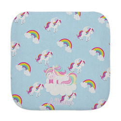 Rainbows and Unicorns Face Towel w/ Name or Text