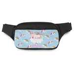 Rainbows and Unicorns Fanny Pack - Modern Style (Personalized)