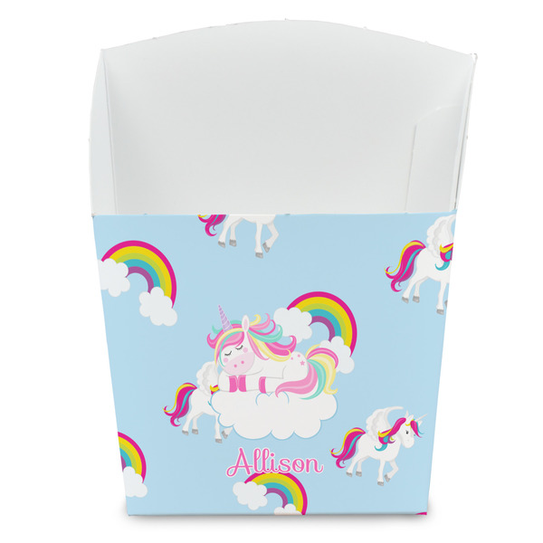 Custom Rainbows and Unicorns French Fry Favor Boxes (Personalized)