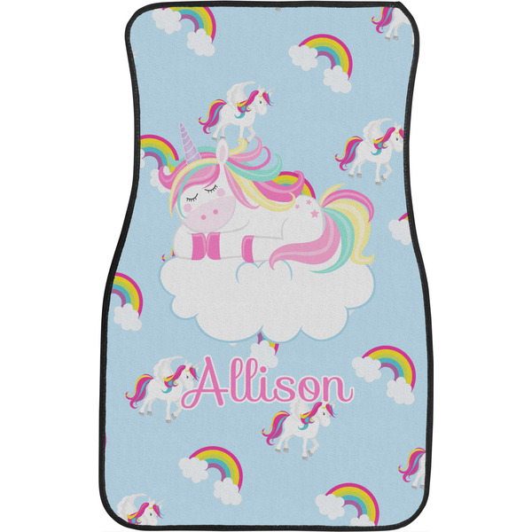 Rainbows and Unicorns Front Seat Car Mat