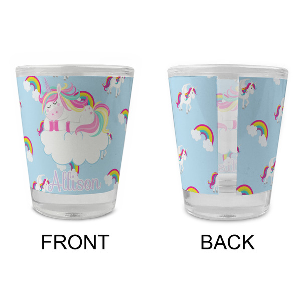 Rainbows and Unicorns Glass Shot Glass - Standard - APPROVAL