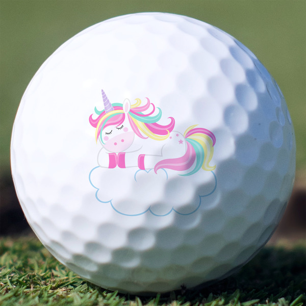 Custom Rainbows and Unicorns Golf Balls - Titleist Pro V1 - Set of 12