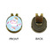 Rainbows and Unicorns Golf Ball Hat Clip Marker - Apvl - GOLD