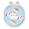 Rainbows and Unicorns Golf Ball Marker - Hat Clip - Silver