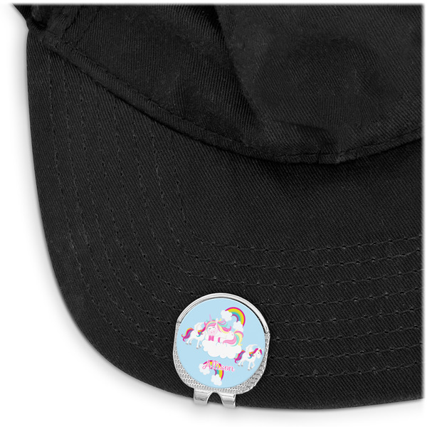 Rainbows and Unicorns Golf Ball Marker Hat Clip - Main