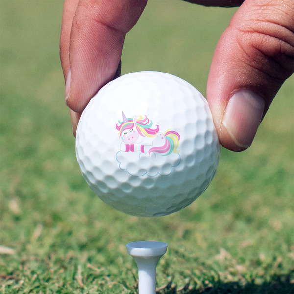 Rainbows and Unicorns Golf Ball - Non-Branded - Hand