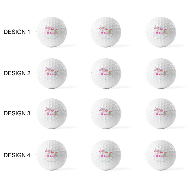 Rainbows and Unicorns Golf Balls - Titleist - Set of 12 - APPROVAL