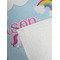 Rainbows and Unicorns Golf Towel - DETAIL (Small Full Print)