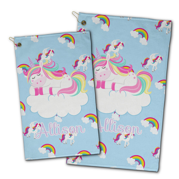 Rainbows and Unicorns Golf Towel - PARENT (small and large)